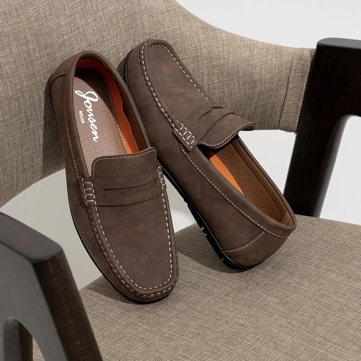 Jousen Men's Loafers Casual Penny Loafers for Men Slip On Driving Shoes