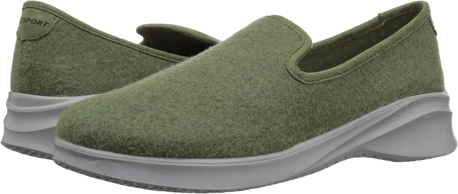 JSport by Jambu Women's Loon Wool Slip on Loafer Flat