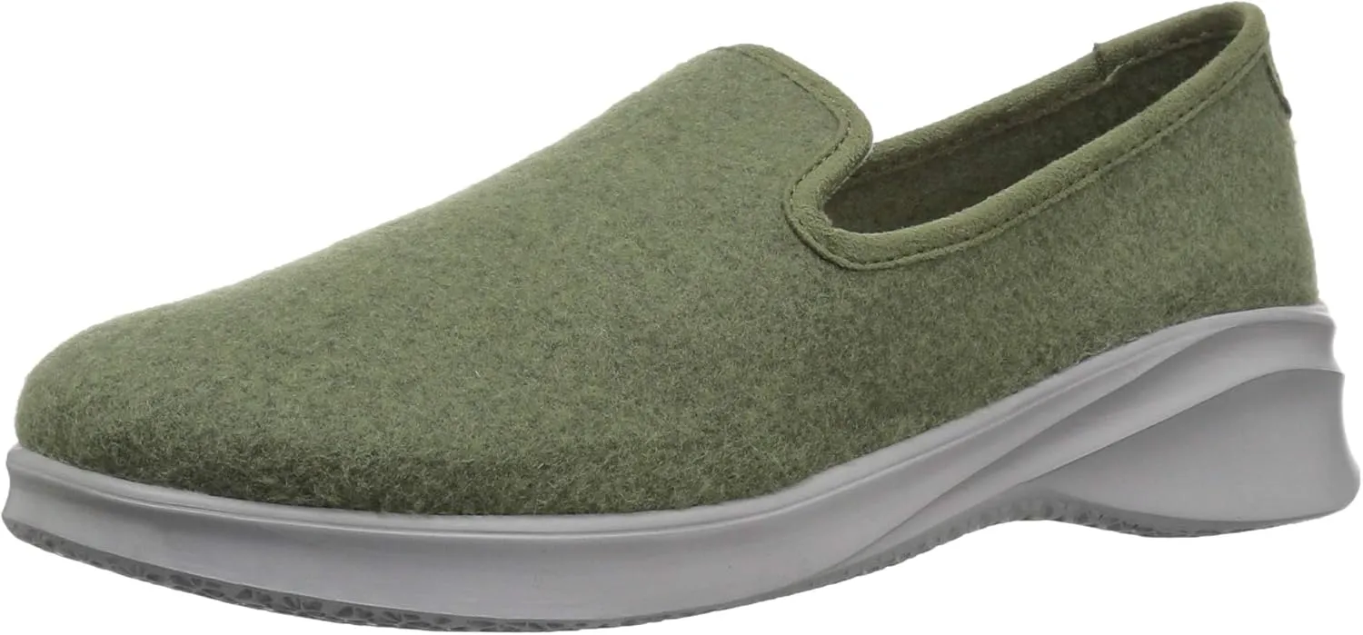 JSport by Jambu Women's Loon Wool Slip on Loafer Flat