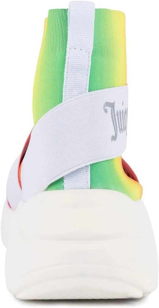 Juicy Couture Women's Slip-On High Sock Sneakers – Stylish, Lightweight, and Breathable Athletic & Casual Shoes