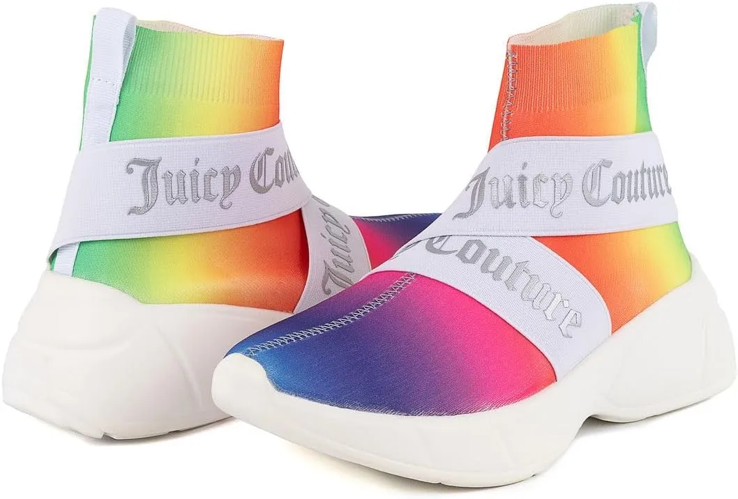Juicy Couture Women's Slip-On High Sock Sneakers – Stylish, Lightweight, and Breathable Athletic & Casual Shoes