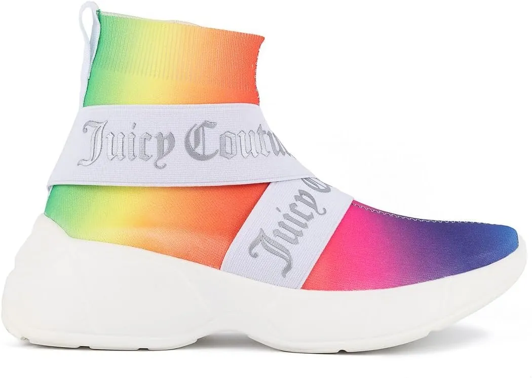 Juicy Couture Women's Slip-On High Sock Sneakers – Stylish, Lightweight, and Breathable Athletic & Casual Shoes