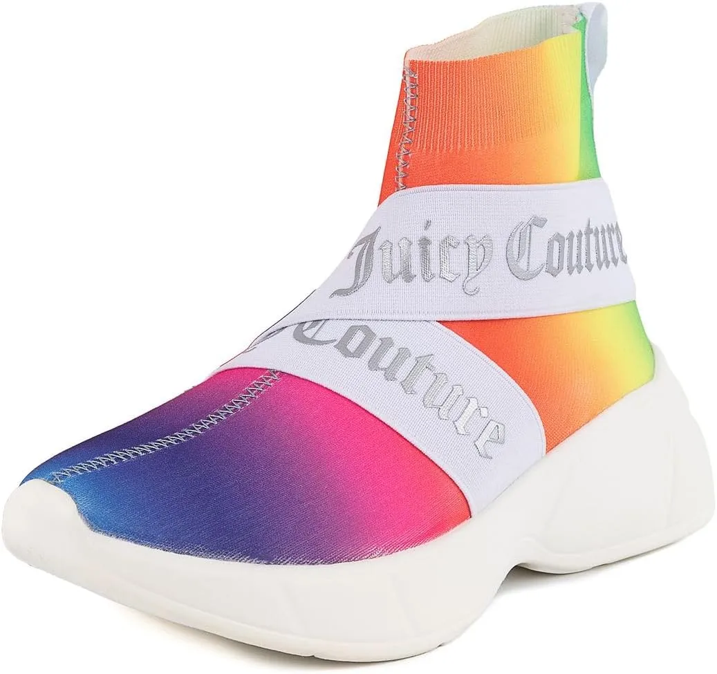 Juicy Couture Women's Slip-On High Sock Sneakers – Stylish, Lightweight, and Breathable Athletic & Casual Shoes