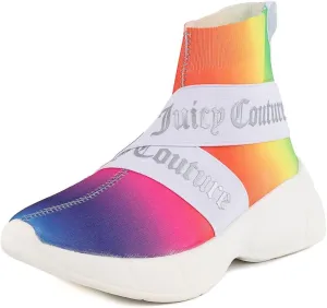 Juicy Couture Women's Slip-On High Sock Sneakers – Stylish, Lightweight, and Breathable Athletic & Casual Shoes