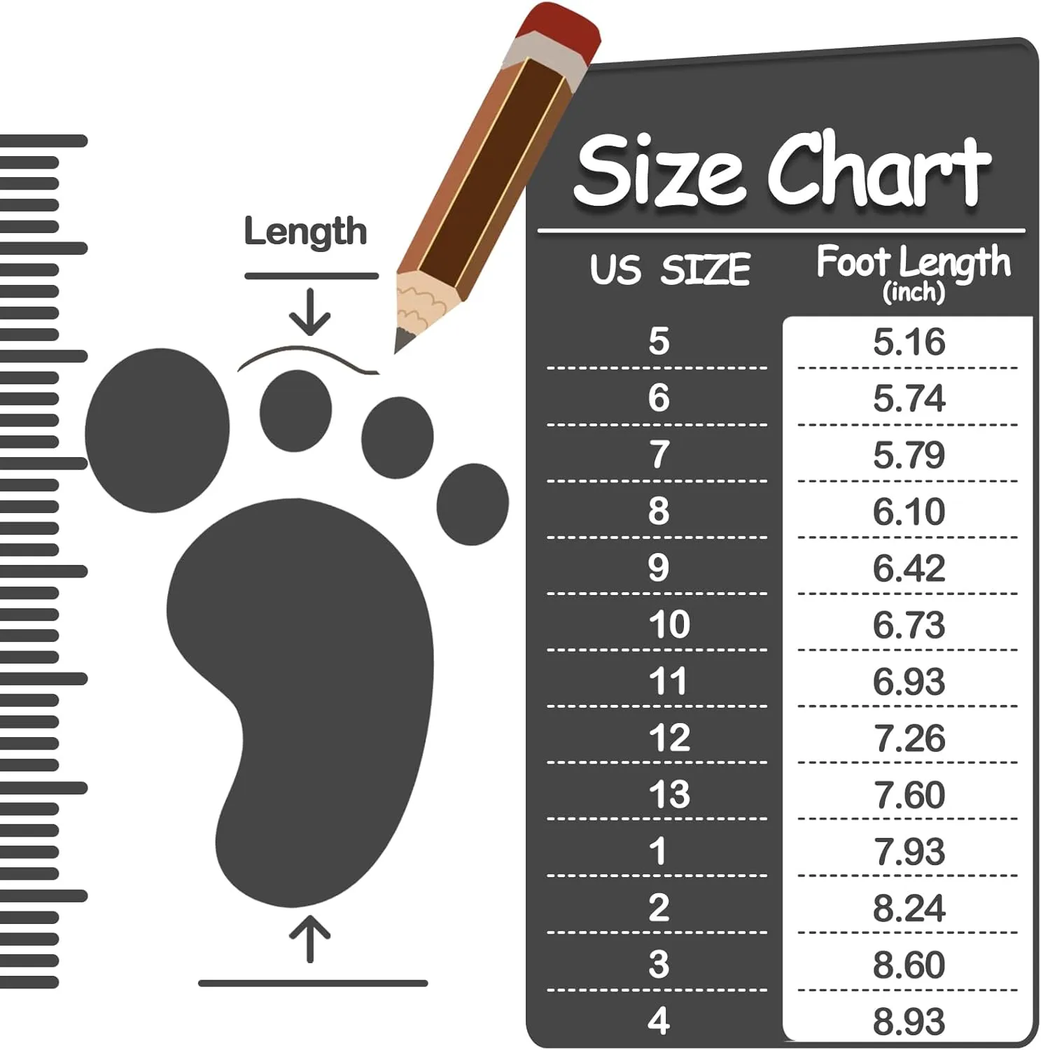 K KomForme Kids Rain Boots Waterproof Printed Rubber boots with Handles
