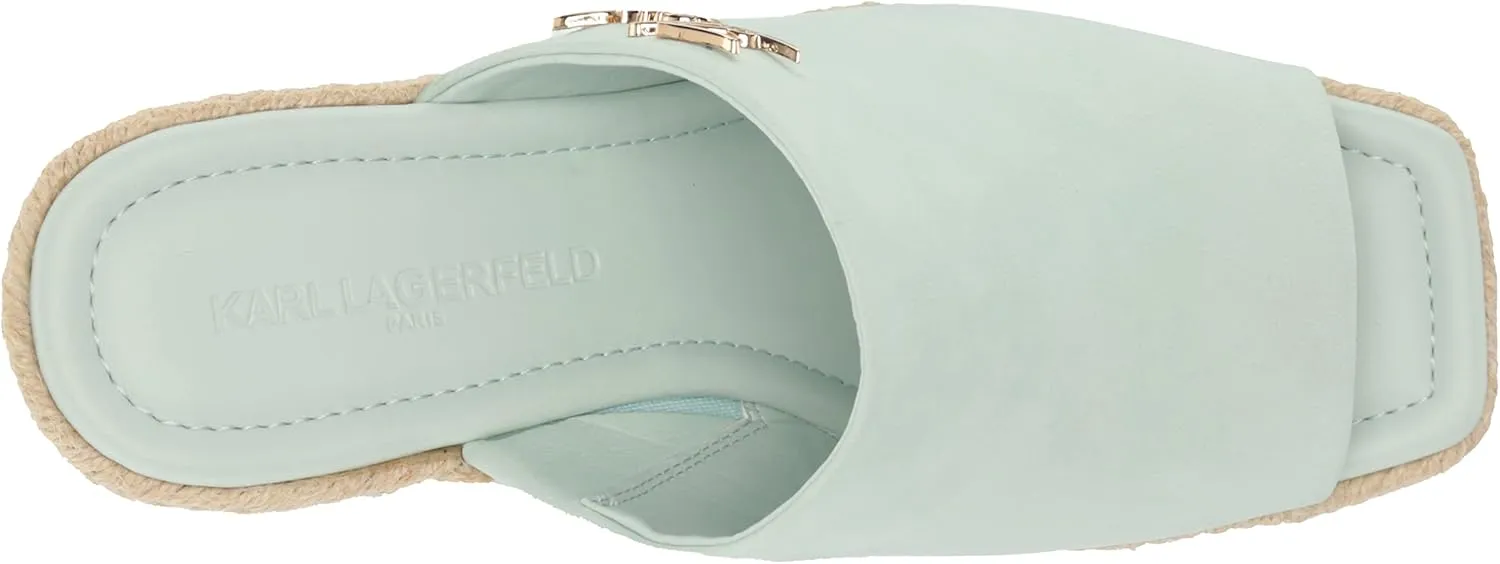 Karl Lagerfeld Paris Women's Corissa Slip-On Espadrille Wedge Sandal