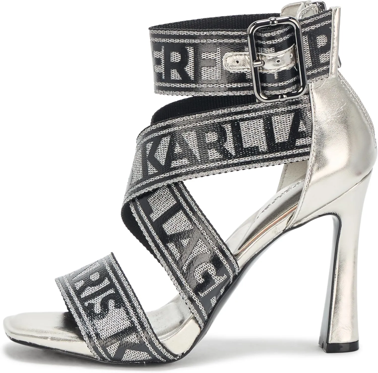 KARL LAGERFELD womens Careliz Everyday Strappy Sandal