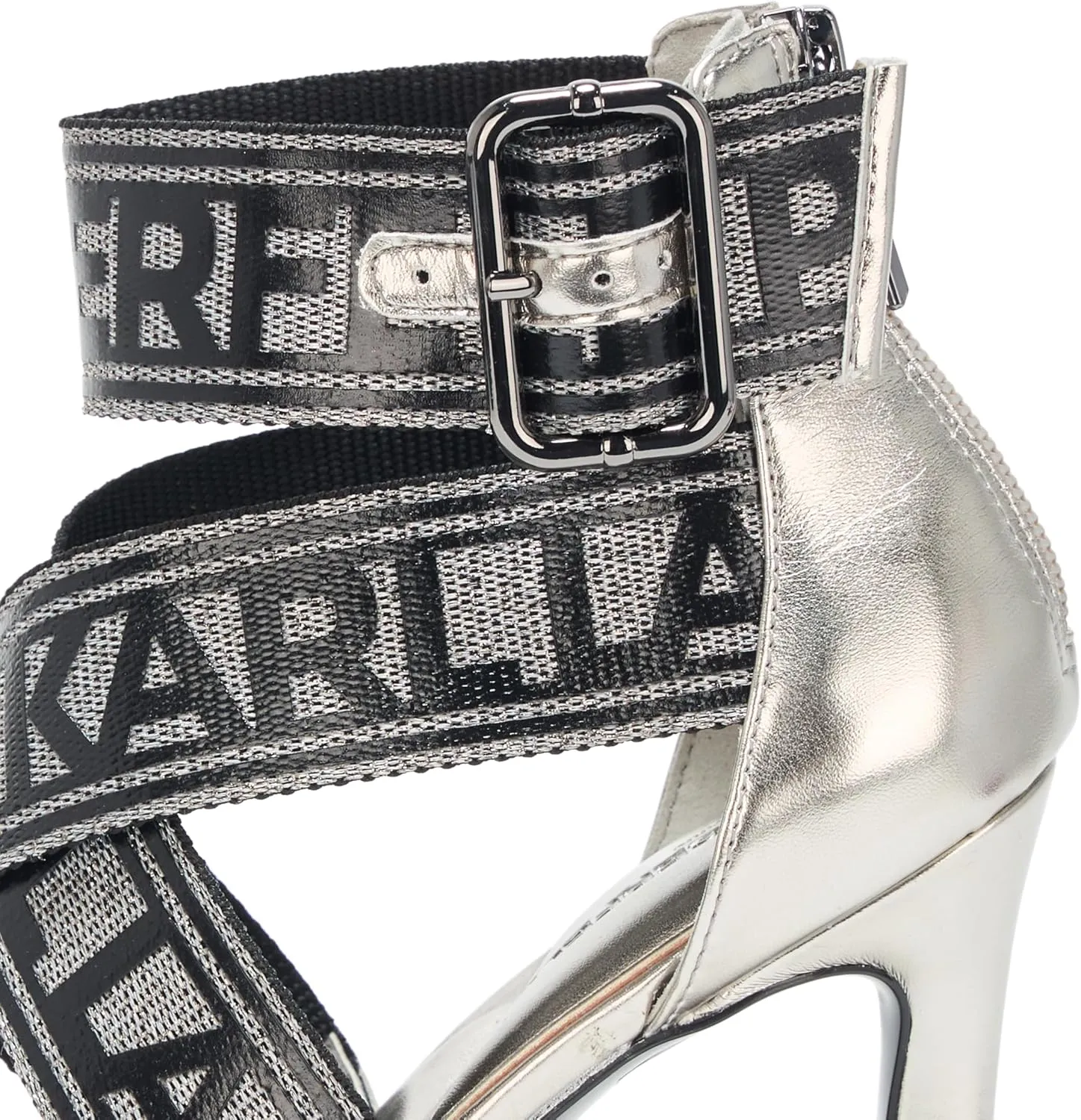 KARL LAGERFELD womens Careliz Everyday Strappy Sandal