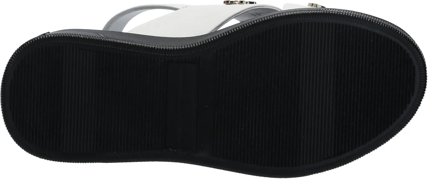 KARL LAGERFELD womens Tilda Criss Cross Platform Sandal