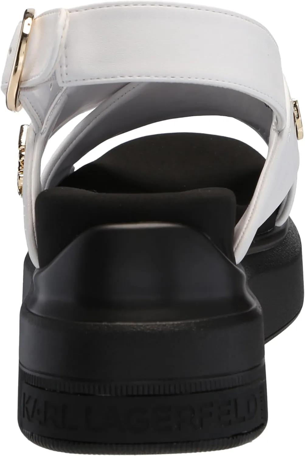 KARL LAGERFELD womens Tilda Criss Cross Platform Sandal