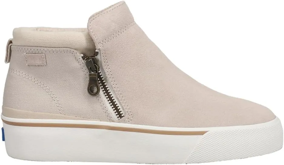 Keds Women's Cooper Zip Bootie Suede/Canvas Rain Boot