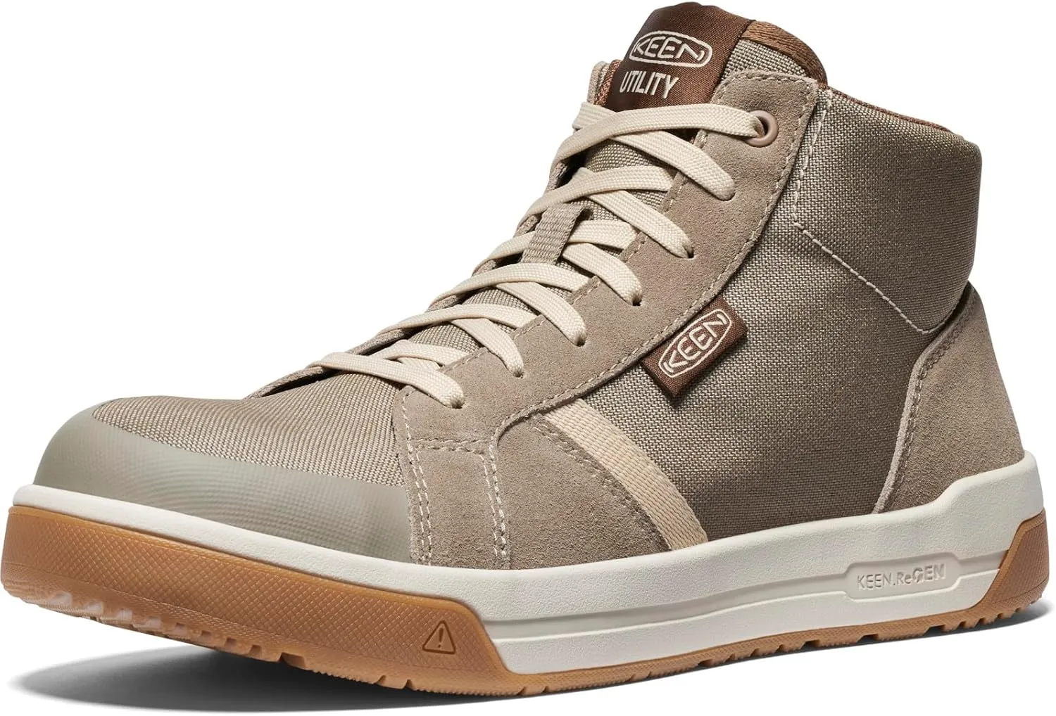 KEEN Utility Men's Kenton Mid Top Composite Toe Breathable Work Sneaker