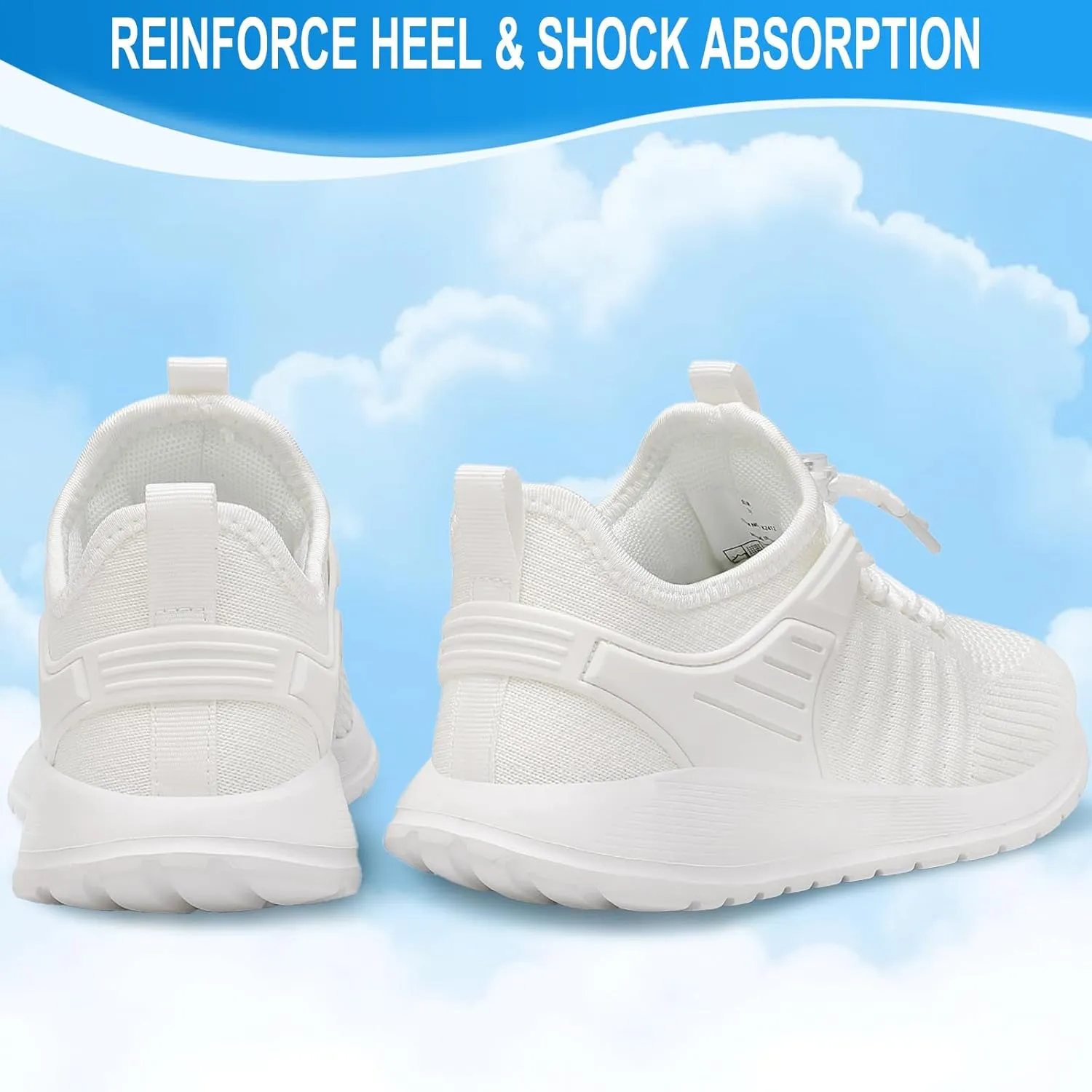 KESCOO Boys Girls Sneakers Kids Tennis Shoes Lightweight Breathable Students Sports Athletic Running Shoes for Little/Big Kid