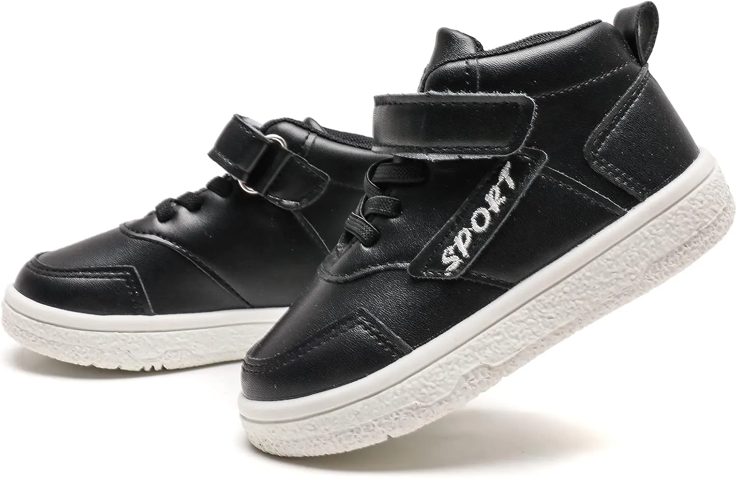 Kids Canvas Shoes Boys Girls High Top Canvas Slip On Sneakers