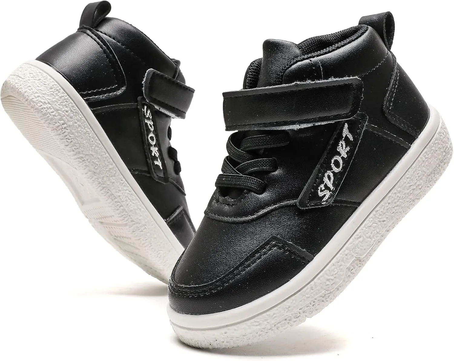 Kids Canvas Shoes Boys Girls High Top Canvas Slip On Sneakers