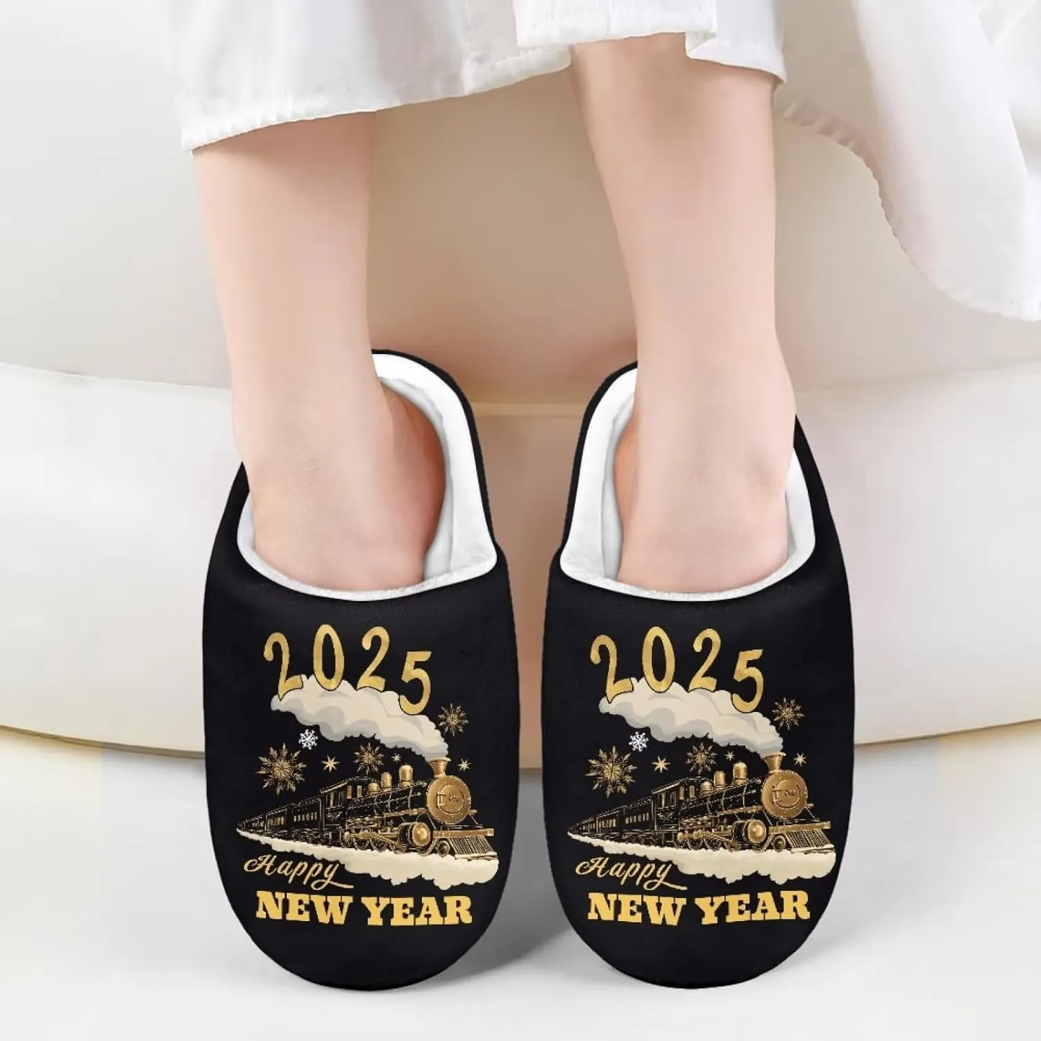 Kids Plush Slippers for Kids Anti-slip House Slippers Cozy Bedroom Slippers Winter House Shoes