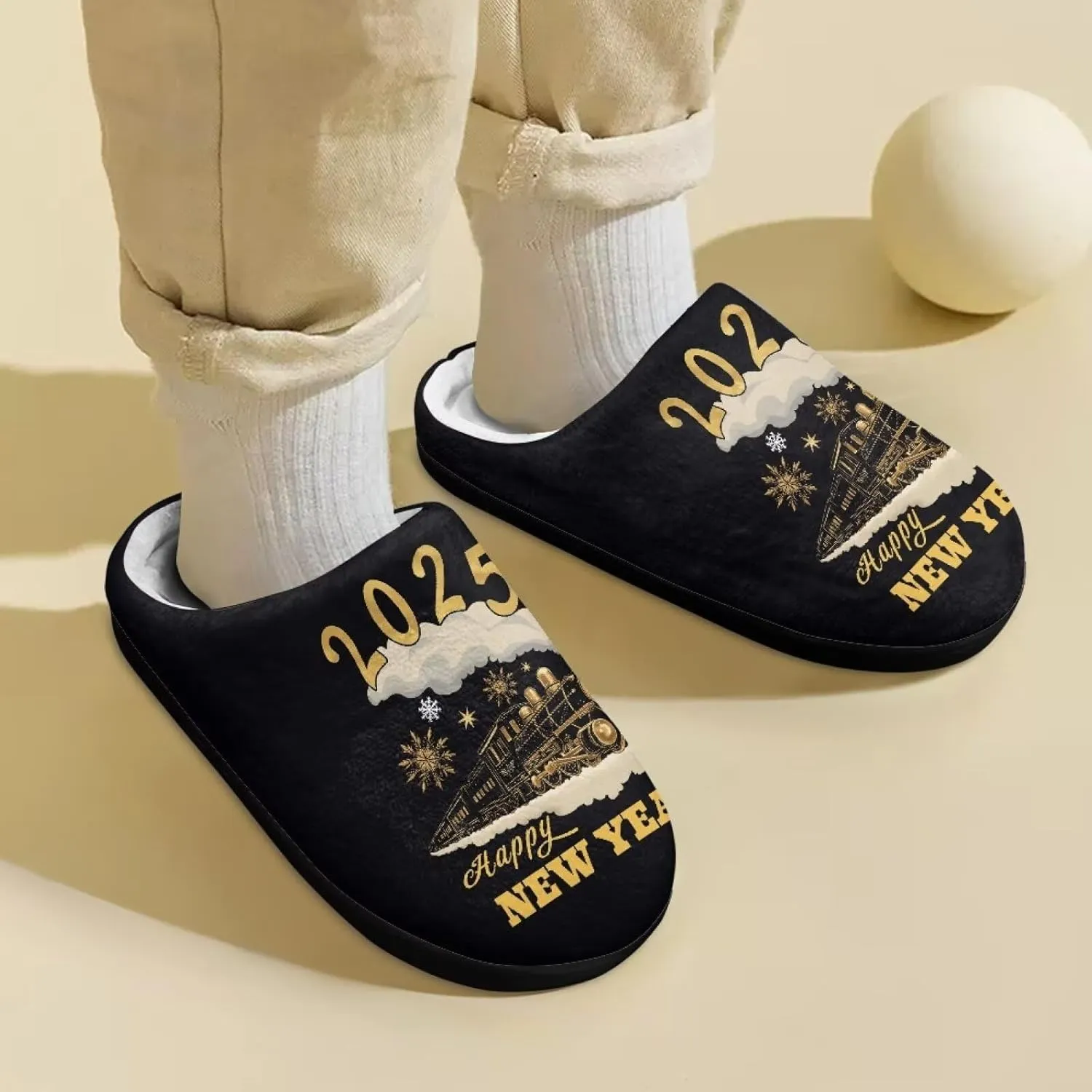 Kids Plush Slippers for Kids Anti-slip House Slippers Cozy Bedroom Slippers Winter House Shoes