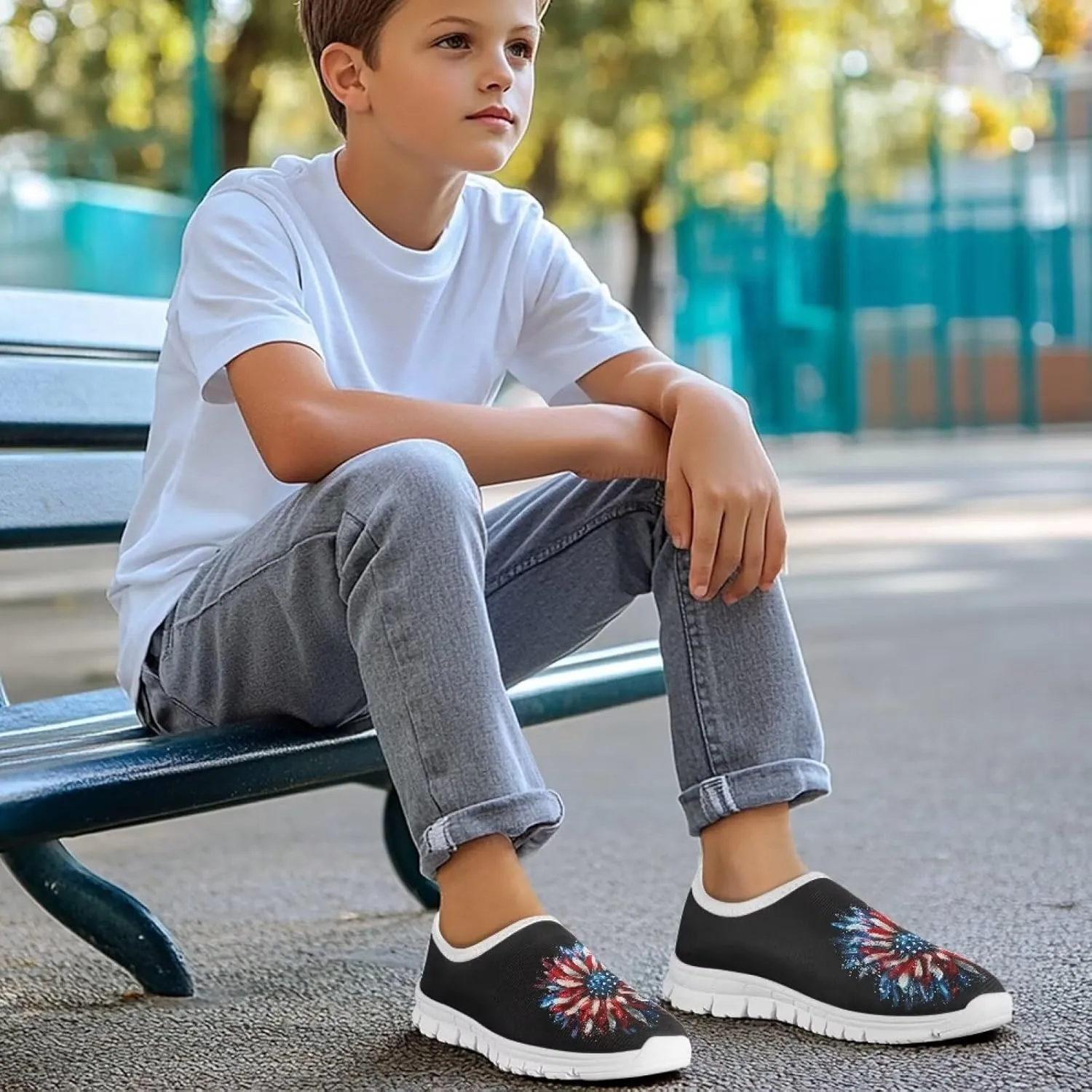 Kids Slip On Shoes Car Ball Stylish Boys Sneakers for Little/Big Kids