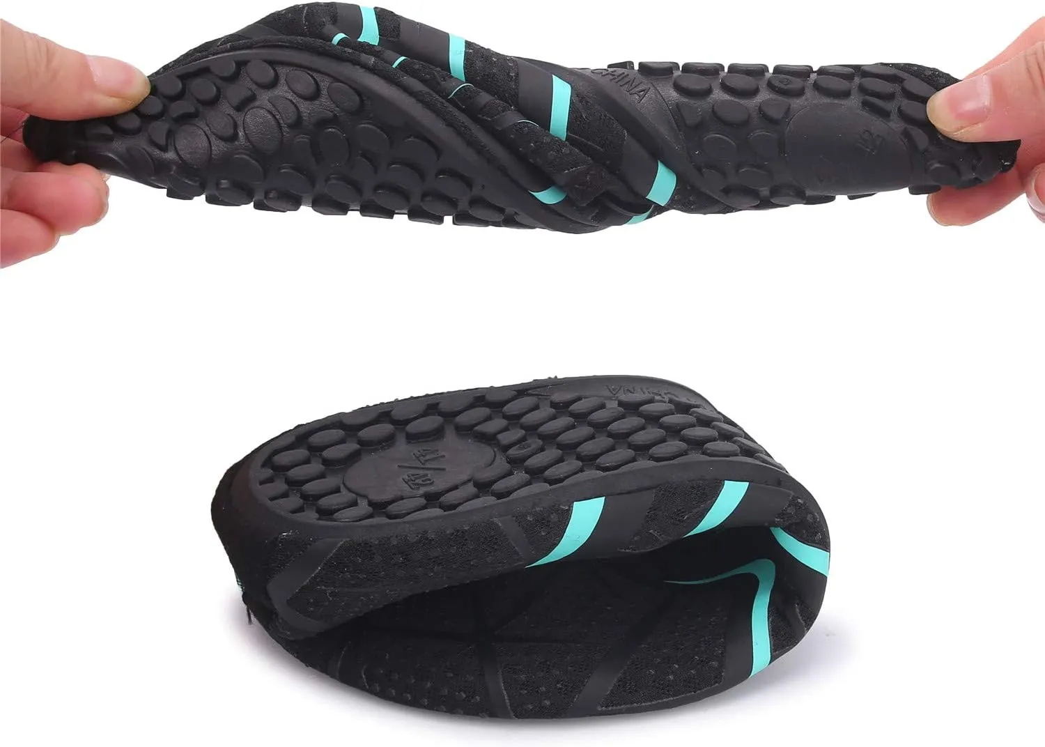 L-RUN Womens Mens Water Shoes Barefoot Skin Aqua Socks for Run Dive Surf Pool Beach Yoga Quick Dry Swim Shoes Non-Slip