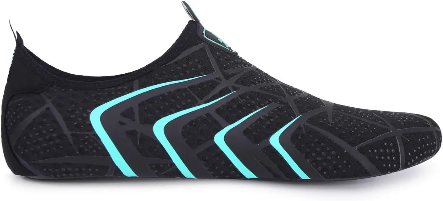 L-RUN Womens Mens Water Shoes Barefoot Skin Aqua Socks for Run Dive Surf Pool Beach Yoga Quick Dry Swim Shoes Non-Slip