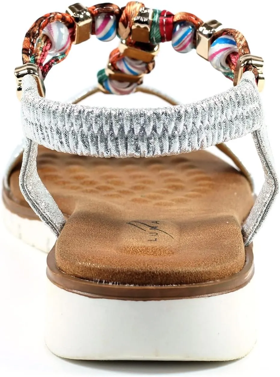 Ladies Tempo Pewter Sandal