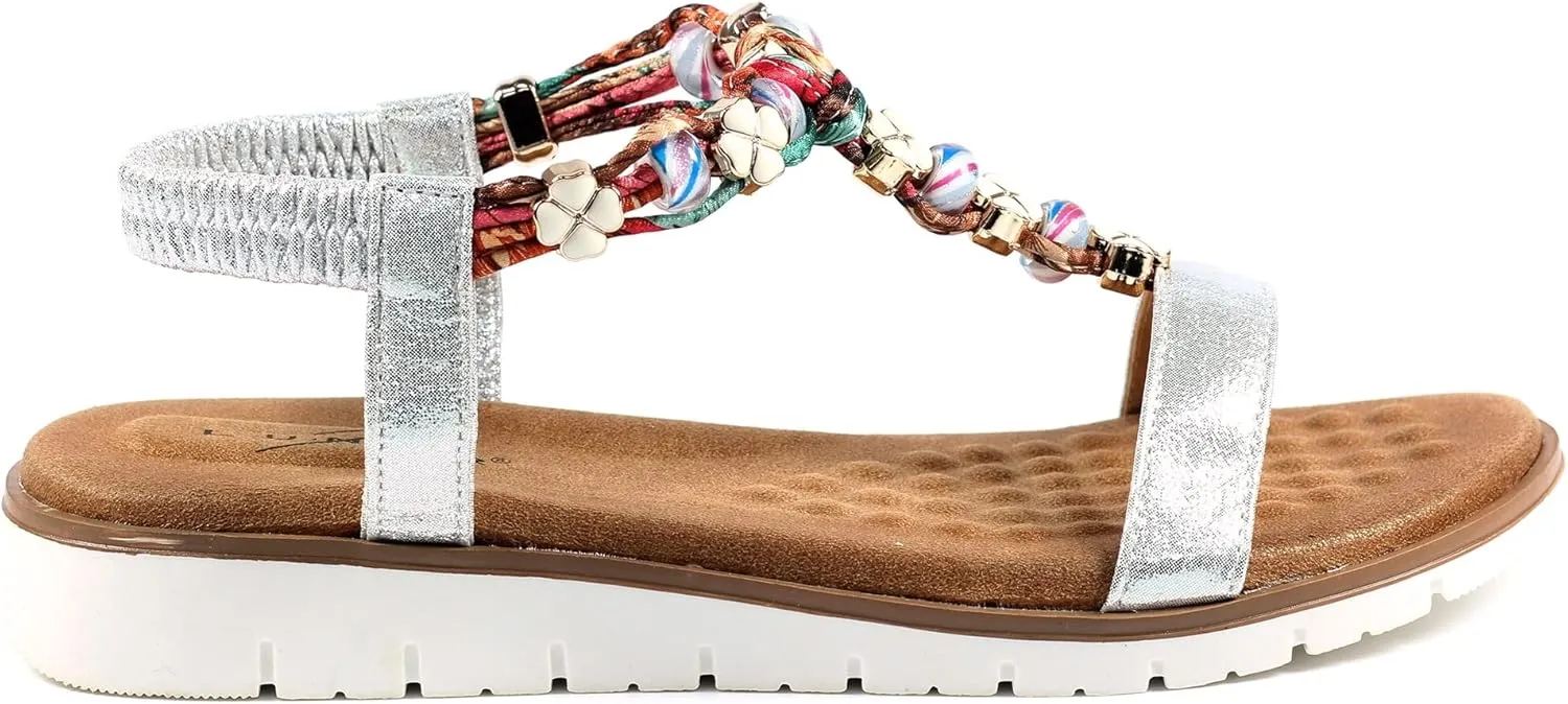 Ladies Tempo Pewter Sandal
