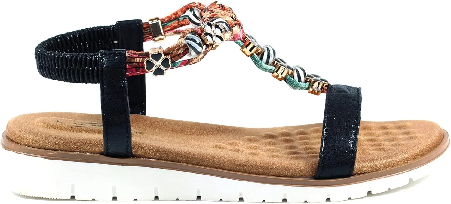 Ladies Tempo Pewter Sandal