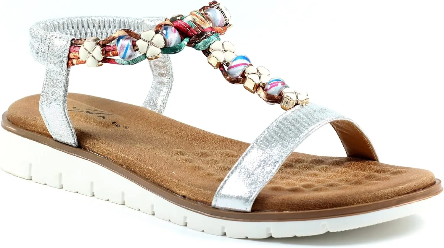 Ladies Tempo Pewter Sandal