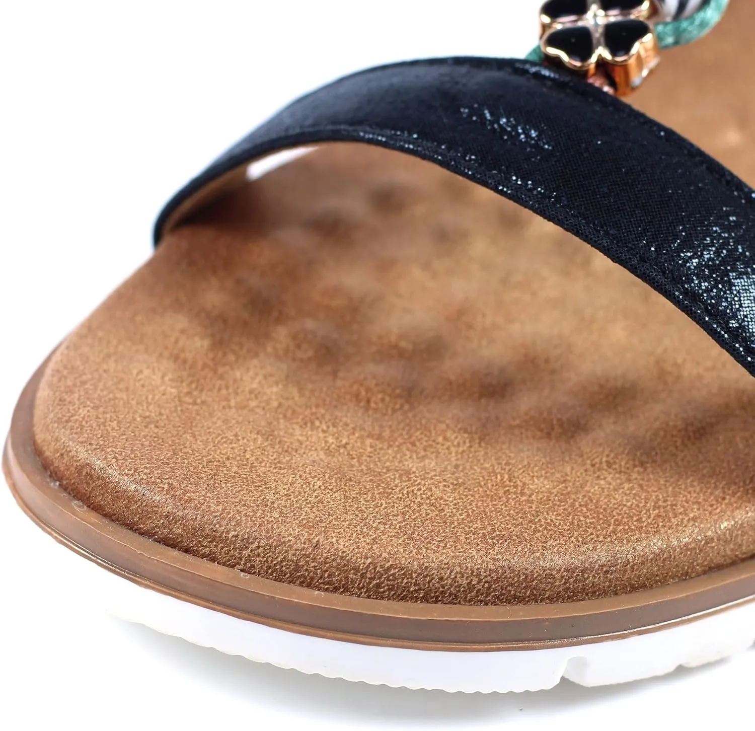 Ladies Tempo Pewter Sandal