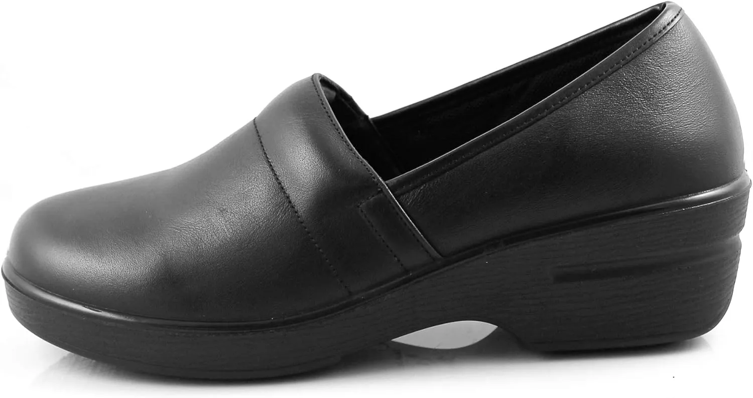 Laforst Womens Jamie Waitress Nonslip Slip On Clog