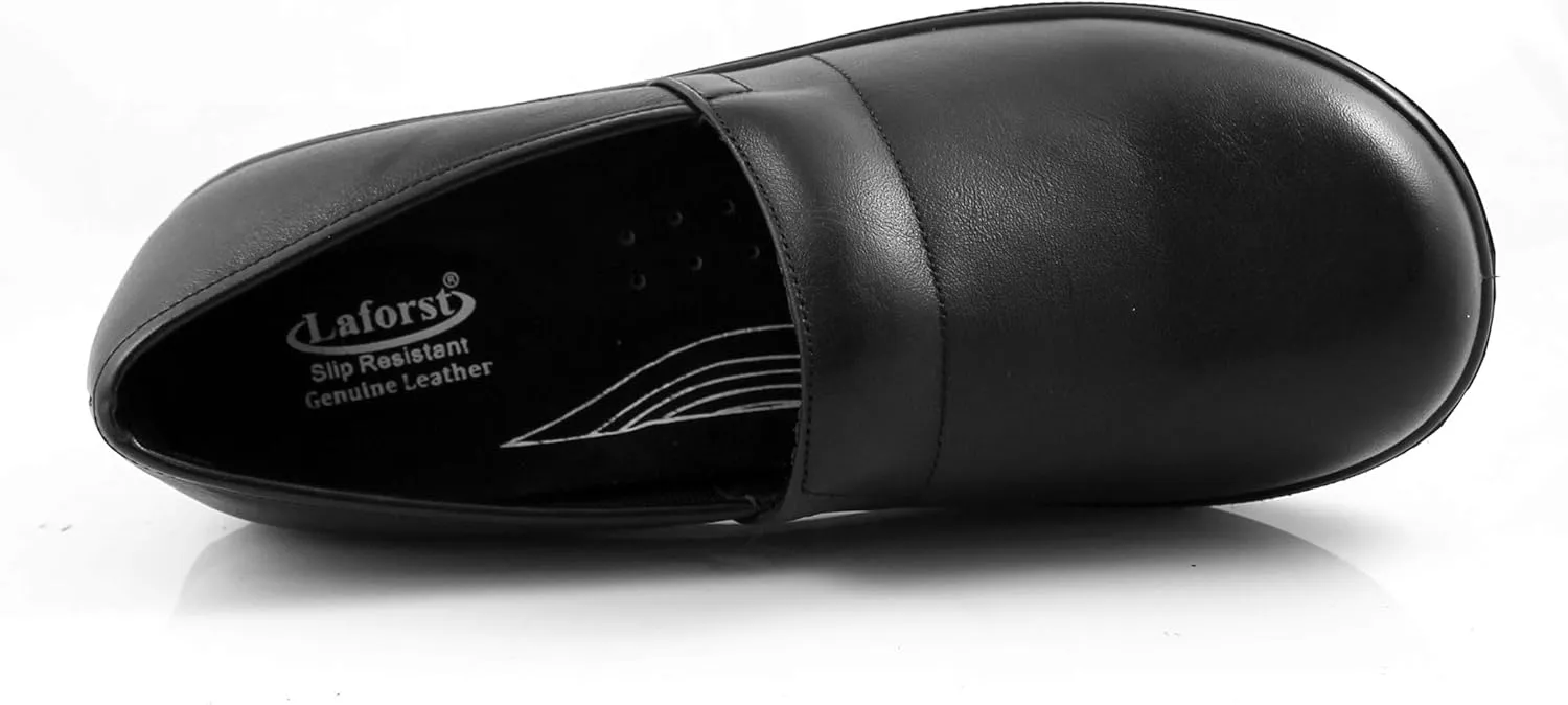 Laforst Womens Jamie Waitress Nonslip Slip On Clog