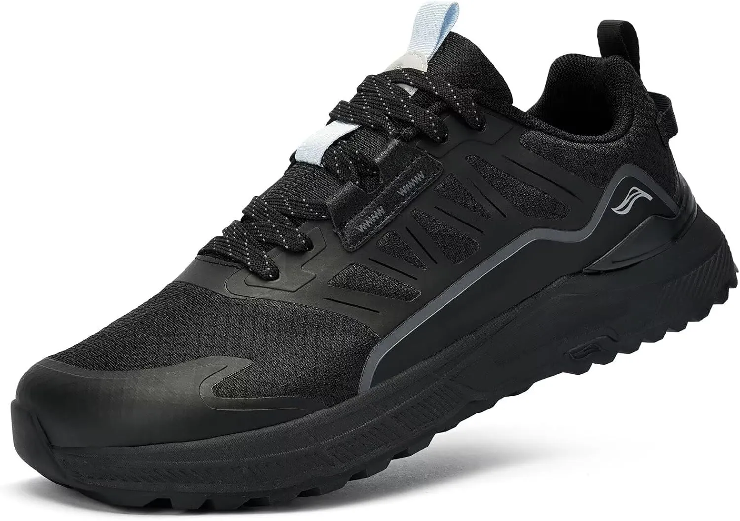 Lamincoa Wide Men's Sneakers Hiking Walking Lightweight Breathable Shoe Non-Slip Outdoor Sports Trail Running Tennis Sneaker