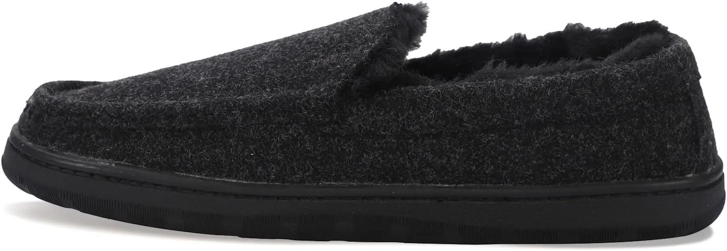 Lamo Mens Harrison Wool Moccasin Casual Slippers Casual - Grey