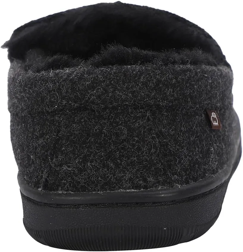 Lamo Mens Harrison Wool Moccasin Casual Slippers Casual - Grey