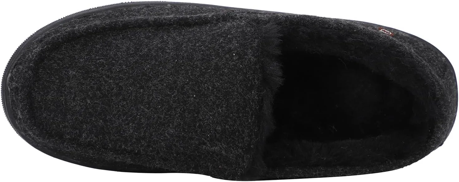 Lamo Mens Harrison Wool Moccasin Casual Slippers Casual - Grey