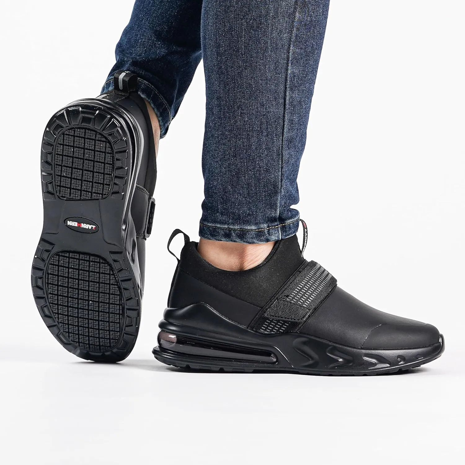 LARNMERN Women Non Slip Work Shoes Food Service Kitchen Chef Waterproof Shoe Restaurant Slip On Zapatos De Trabajo Antideslizantes