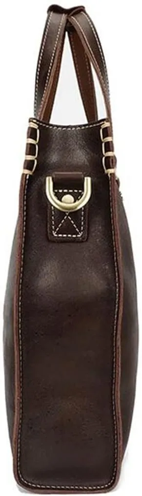 Layer Cowhide Leather Handbag Single Shoulder Type Crossbody Bag Computer Leather Men's Bag Men's Briefcase