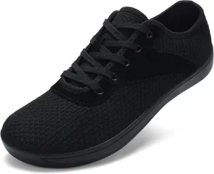 LCGJR Men's Wide Toe Box Shoes Minimalist Barefoot Walking Shoes Extra Wide Width Zero Drop Shoes Lightweight Breathable Sneakers