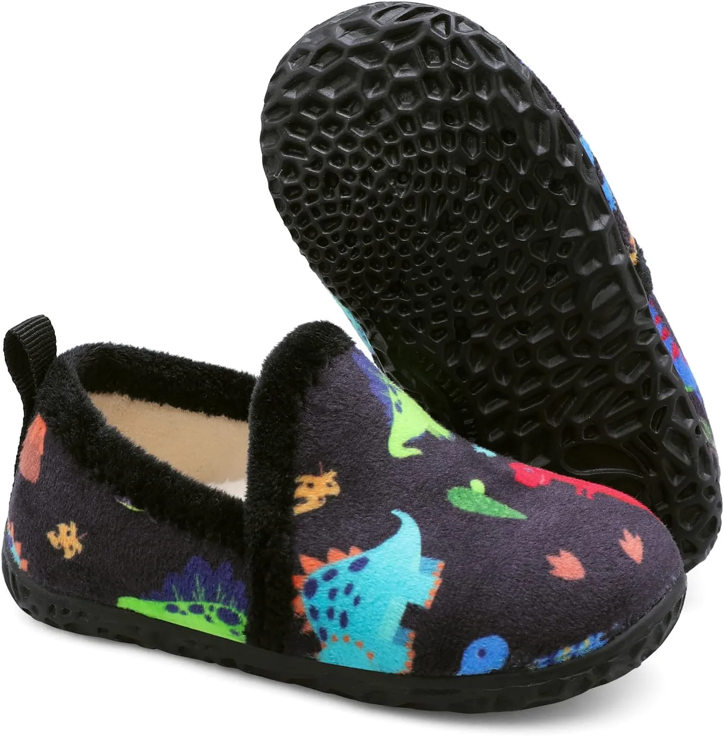 Lefflow Toddler Slippers Boys Girls House Shoes Slip on Baby Sock Shoes Lightweight Outdoor Walking Shoes