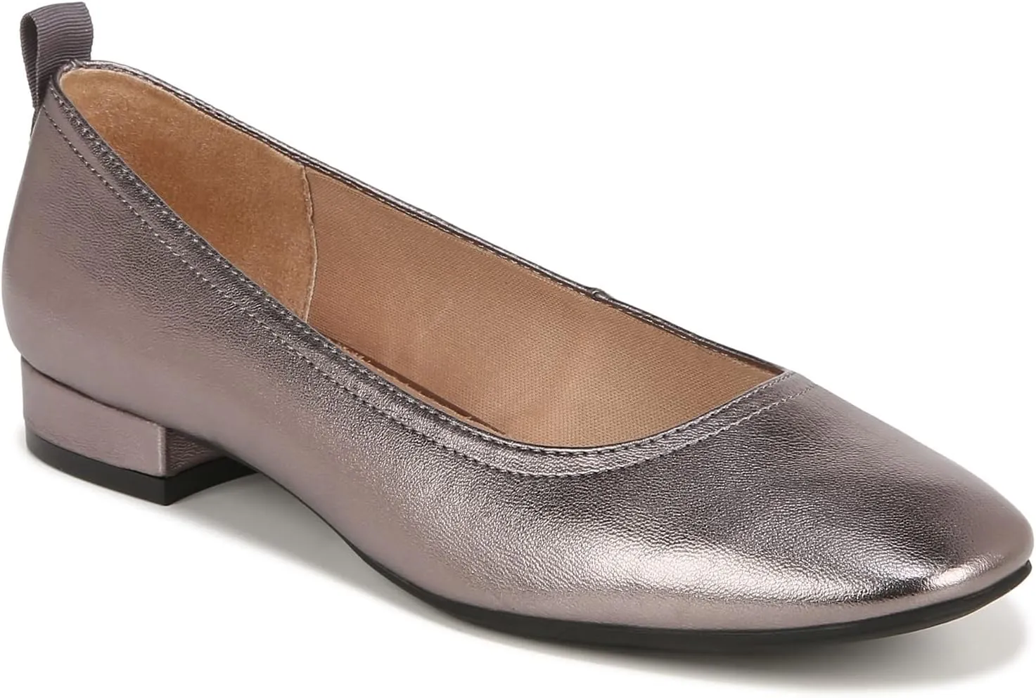 LifeStride Womens Cameo Slip On Flats - Beige