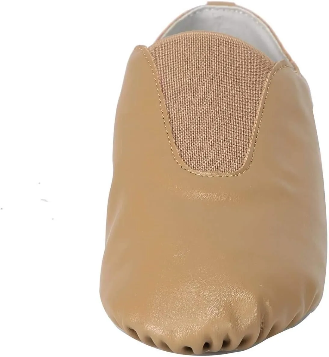Linodes PU Leather Jazz Shoe Slip On Dance Shoes with Up Elastic for Girls and Boys (Toddler/Little Kid/Big Kid)
