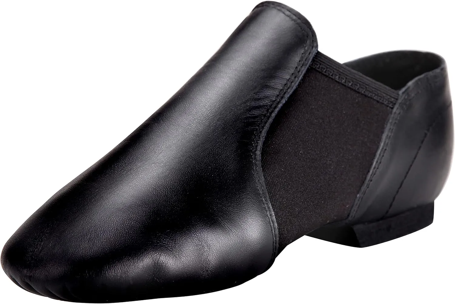 Linodes Unisex Leather Upper Jazz Shoe Slip-on for Women and Men's Dance Shoes