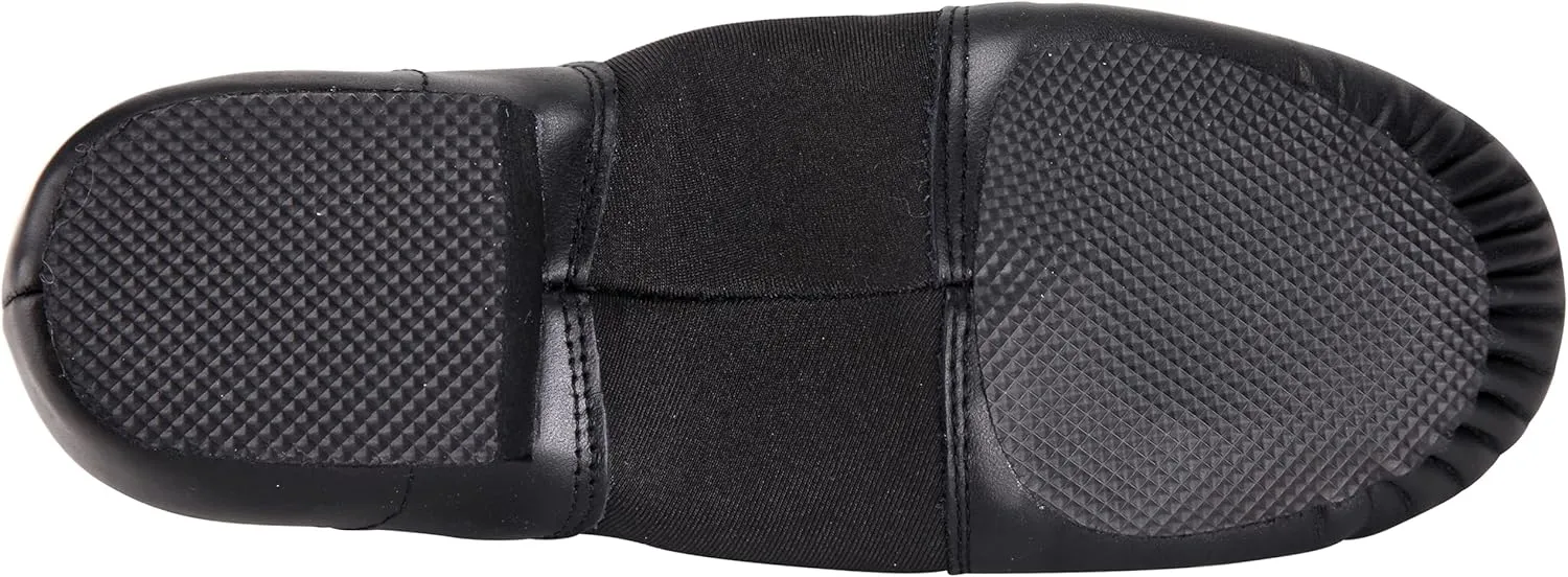 Linodes Unisex Leather Upper Jazz Shoe Slip-on for Women and Men's Dance Shoes