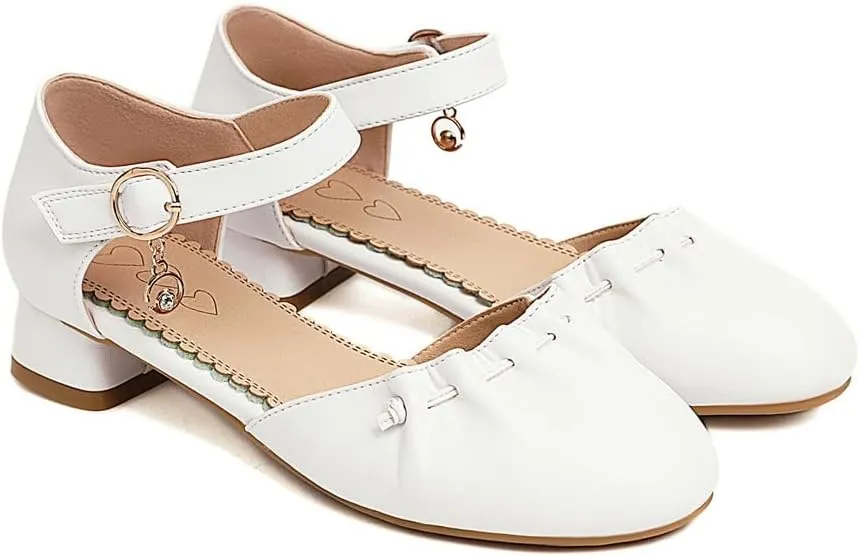 LISYIIZ Womens SS91 Fashion Dress Light Weight Formal Pu Flats Sandals
