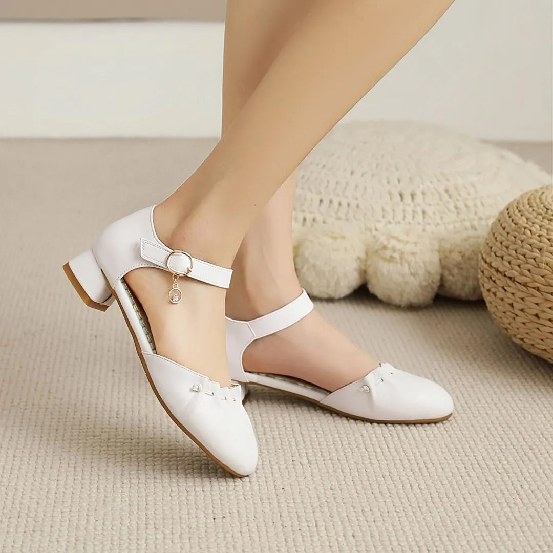 LISYIIZ Womens SS91 Fashion Dress Light Weight Formal Pu Flats Sandals
