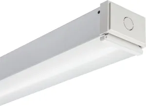 Lithonia Lighting L48 5000LM FDL MVOLT 50K 80CRI WH CLX LED 48 Inch Strip Light, 5000 Lumens, Lens, 5000K, 35W, Flat Diffuser