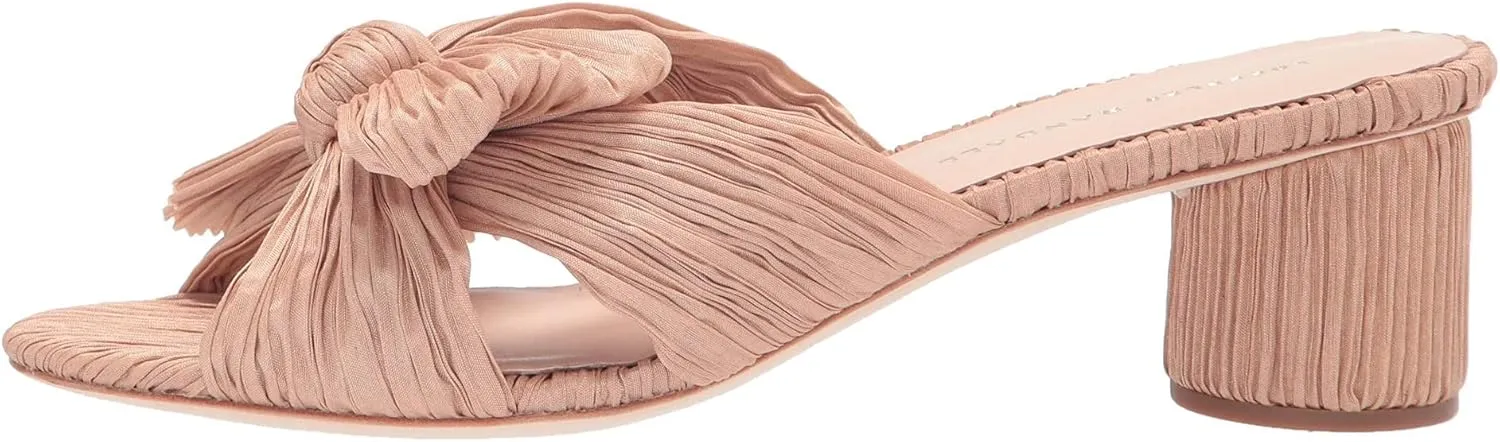 Loeffler Randall Women's Emilia Pleated Bow Sandals