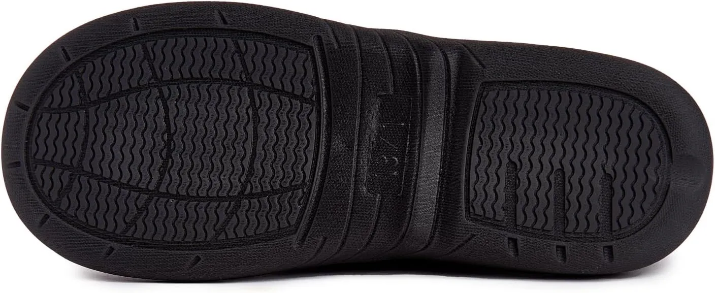 Lucky Brand Boy's Micro Suede A-line Slippers – Cozy Comfort and Stylish Design for Little Feet