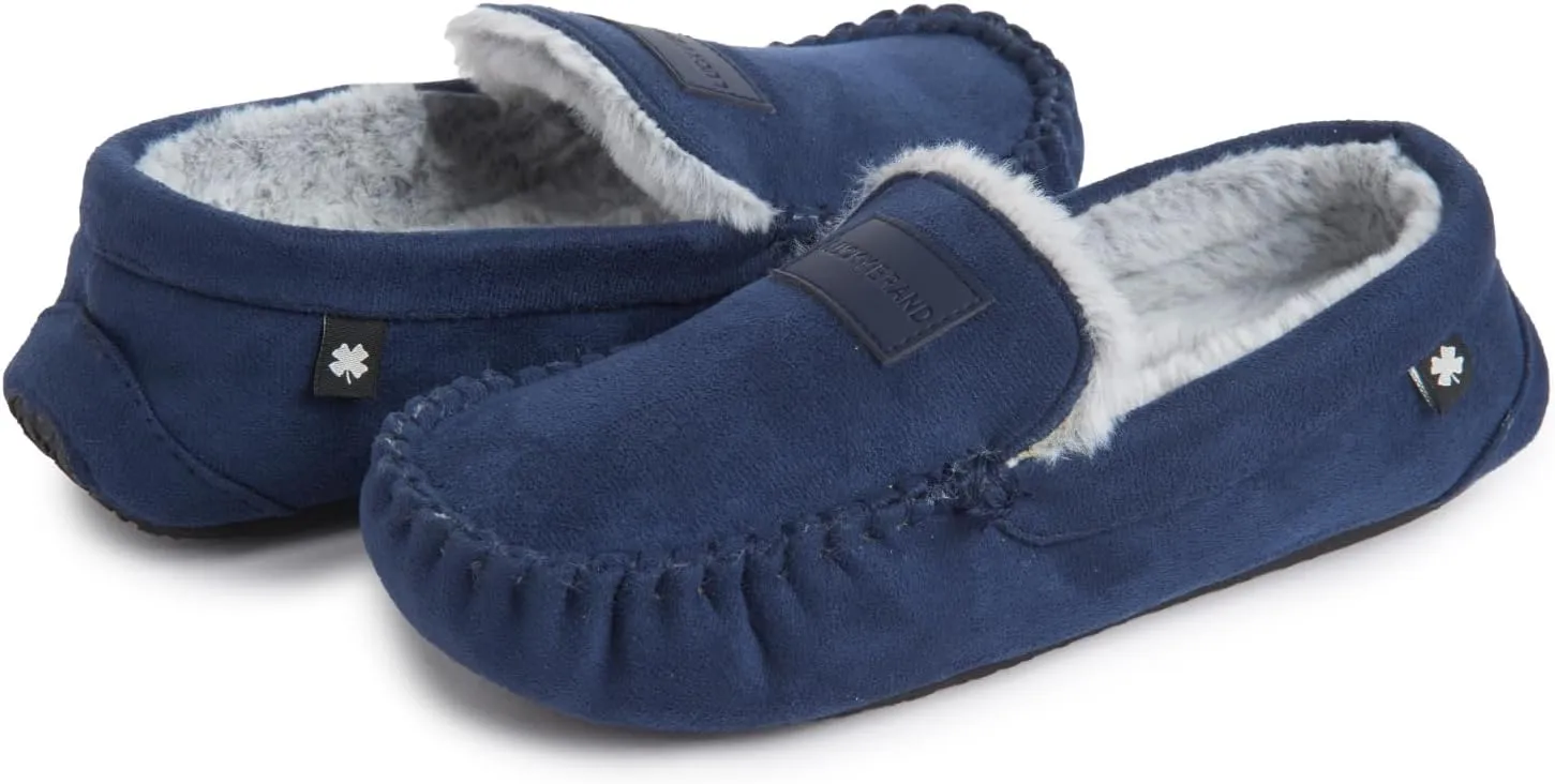 Lucky Brand Boy's Moccasin Slippers – Cozy and Stylish Indoor Footwear for Boys