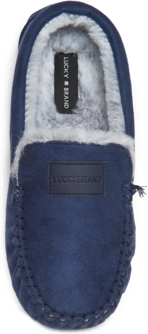 Lucky Brand Boy's Moccasin Slippers – Cozy and Stylish Indoor Footwear for Boys
